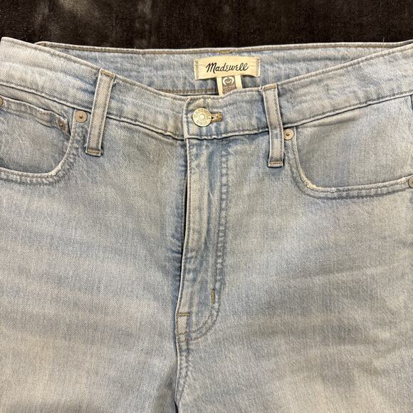 Madewell jeans women size 27P light blue slim Demi boot light wash - Picture 3 of 10